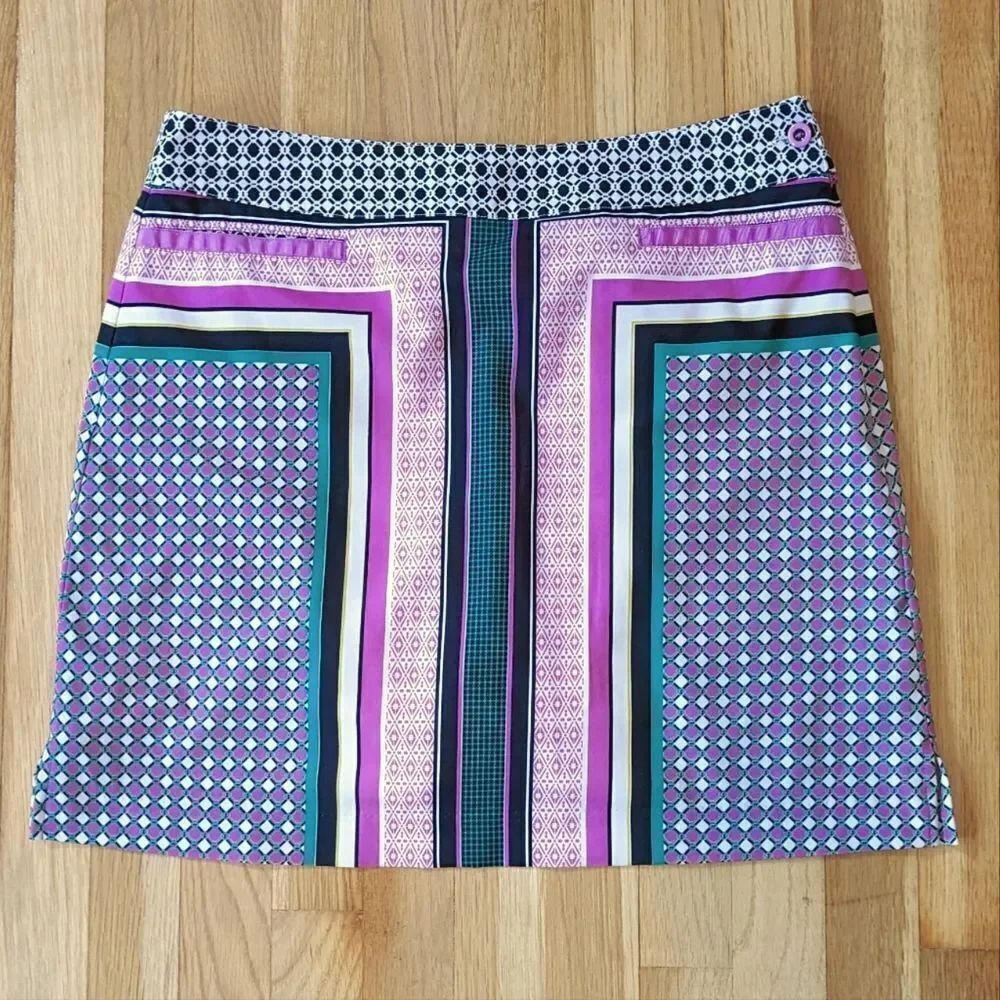 EP New York Pro golf tennis skirt skort bright colorful pattern print